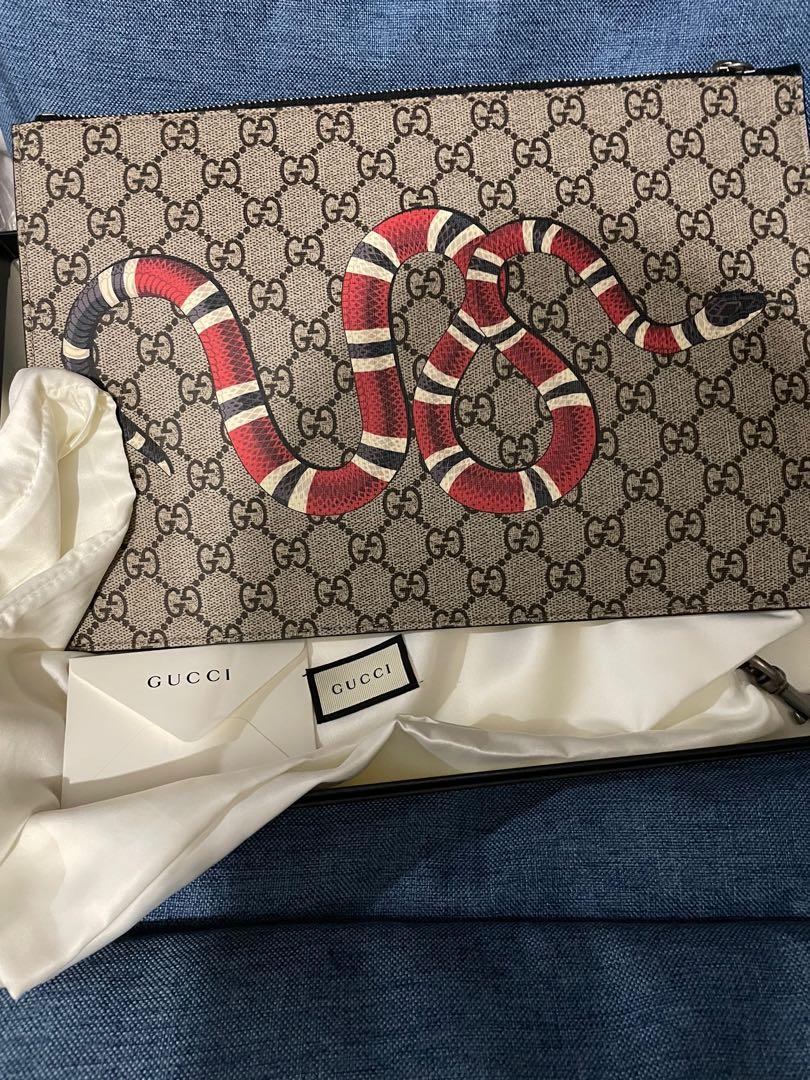 Gucci King Snake Clutch