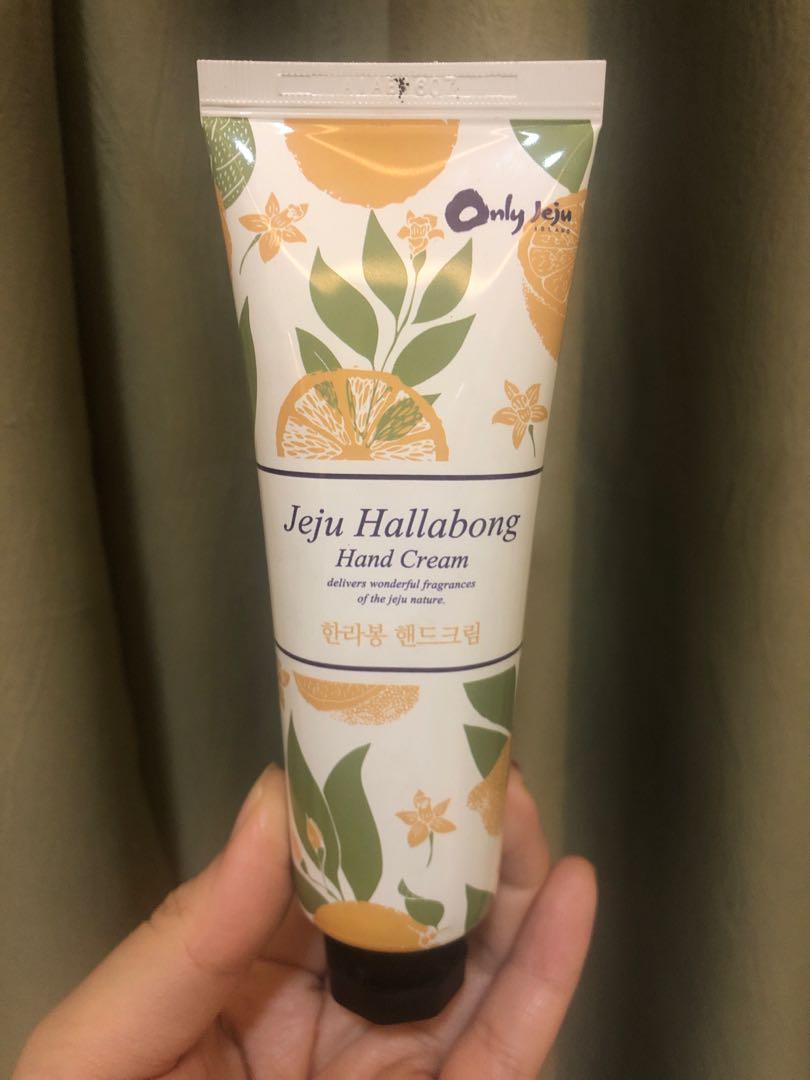 Hand Cream Korea Jeju Hallabong, Kesehatan & Kecantikan, Kulit, Sabun