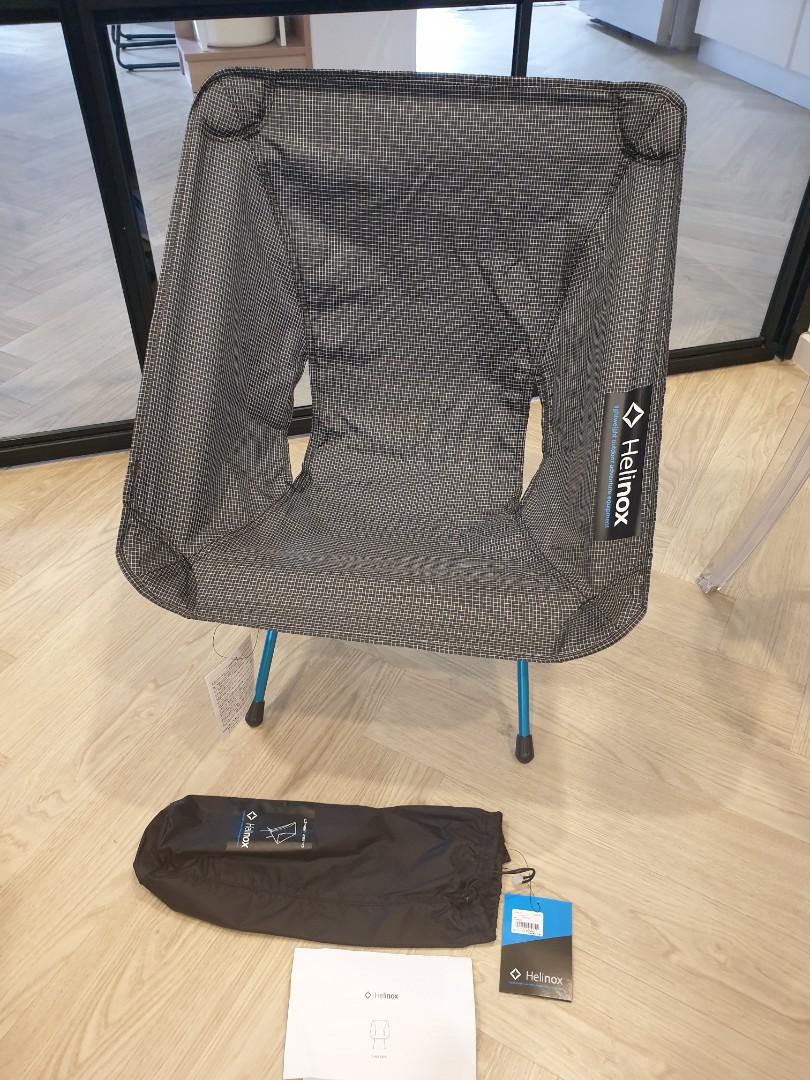 Helinox Chair Zero (Black), Sports Equipment, Hiking & Camping on Carousell