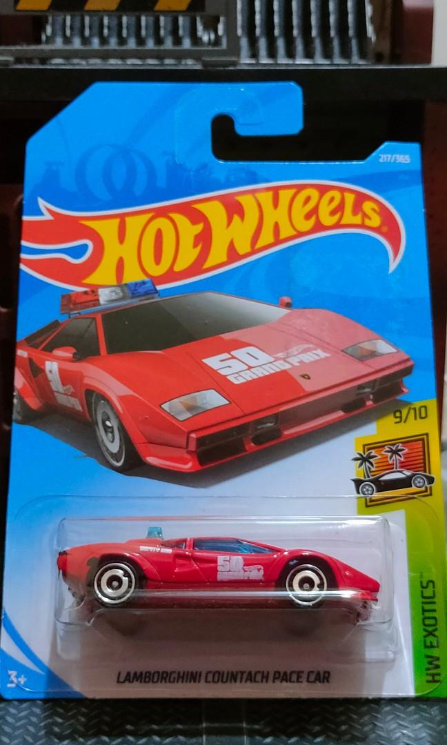 Hot Wheels Countach Pace Car, Hobbies & Toys, Toys & Games