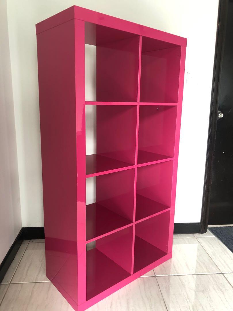 Pink store kallax unit