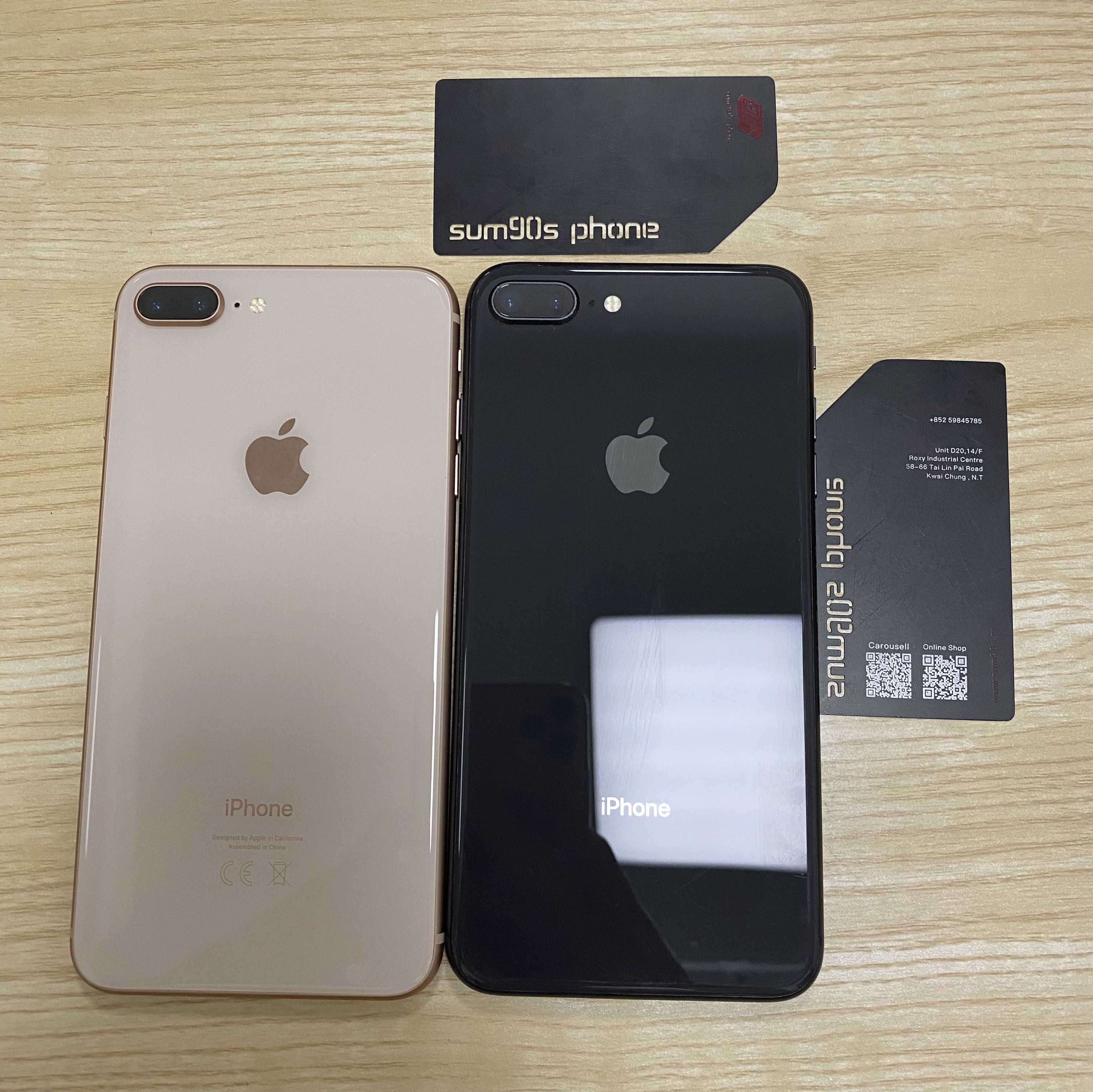 iPhone 8 plus 64GB / 256GB 玫瑰金/黑色Black /Rose Gold, 手提電話 