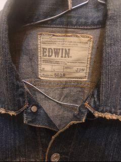 #PilihPreloved Jacket Denim Jeans Edwin ORIGINAL new woman and men without pricetag