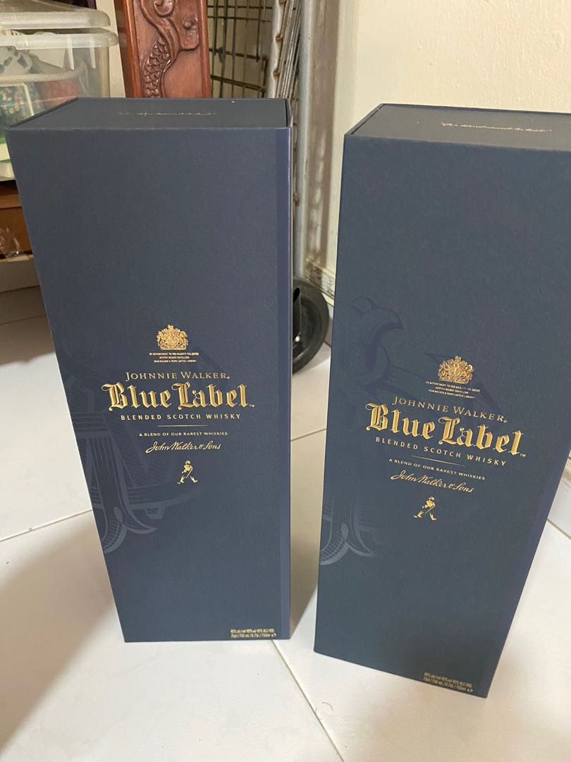 Johnnie Walker blue label 750ml, Food & Drinks, Alcoholic ...