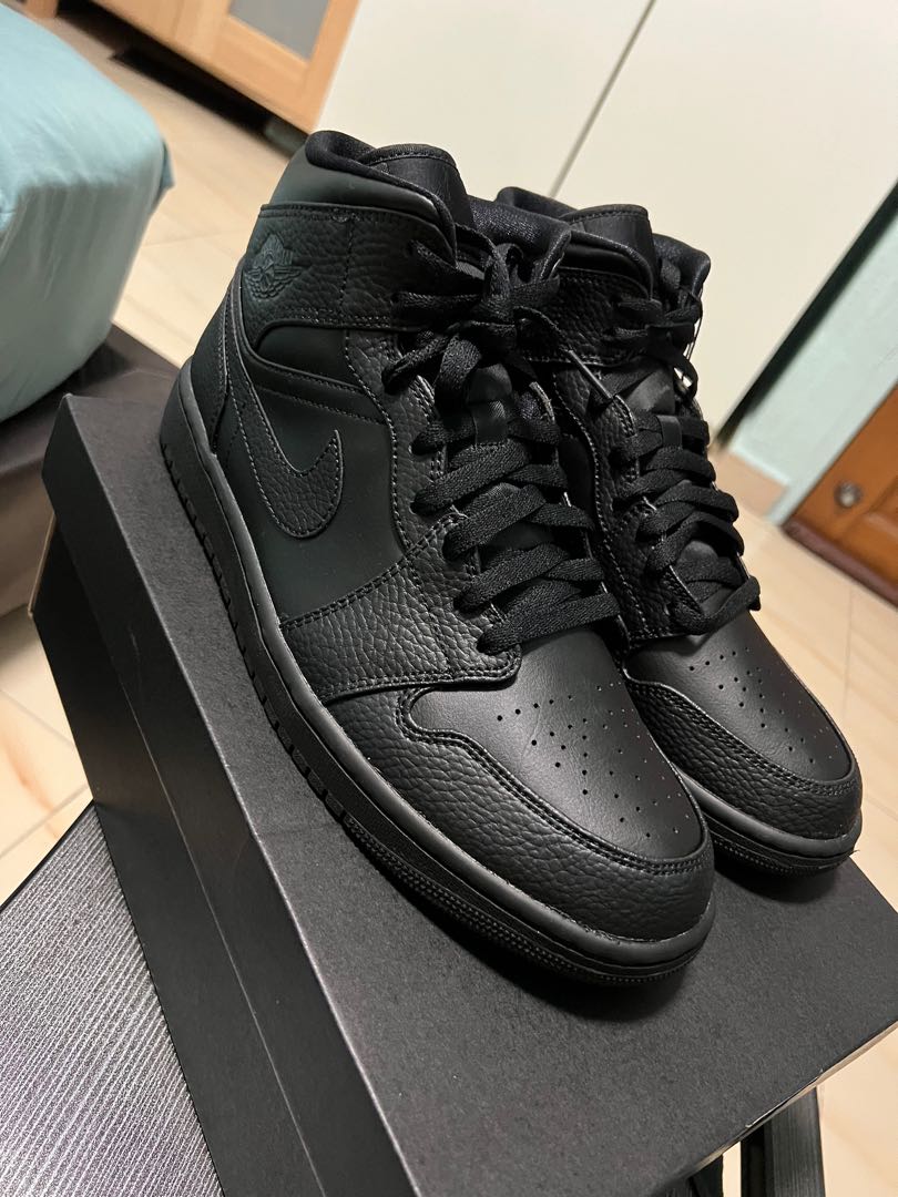 Air jordan 1 og top triple black