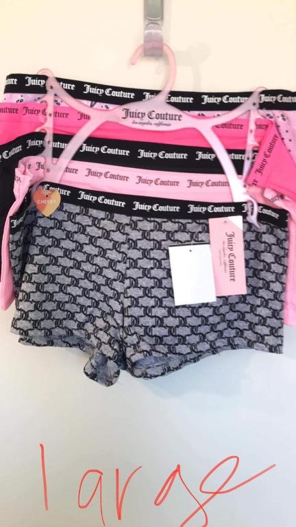 juicy couture panty underwear large original sale onhand branded 1500 5pcs,  Women's Fashion, Undergarments & Loungewear on Carousell