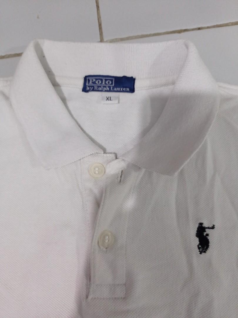 Kaos Kerah Putih Anak Laki Perempuan merk Polo Ralph Lauren
