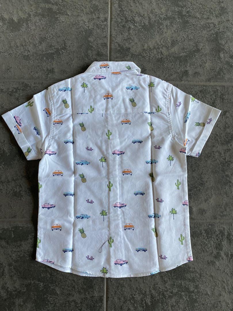 KEMEJA PRIMARK MOTIF MOBIL 5-6 tahun 