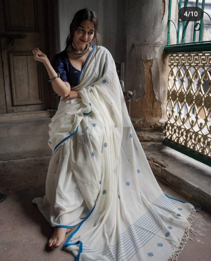 khadi saree cotton
