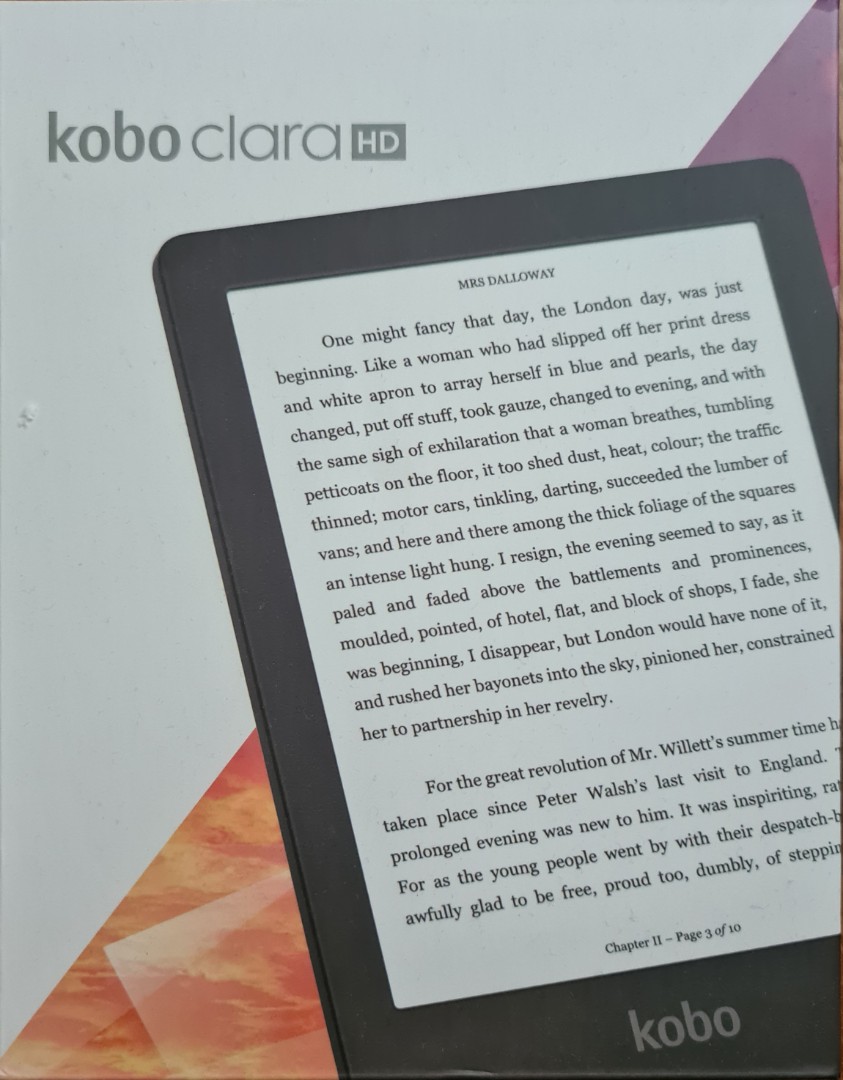 Kobo Clara HD eReader + Casing + Screen Protector, Mobile Phones
