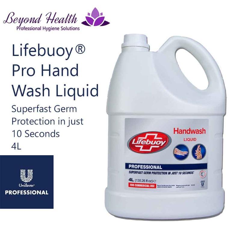 LIfebuoy Professional Antibacterial Hand Wash 4L, Beauty & Personal