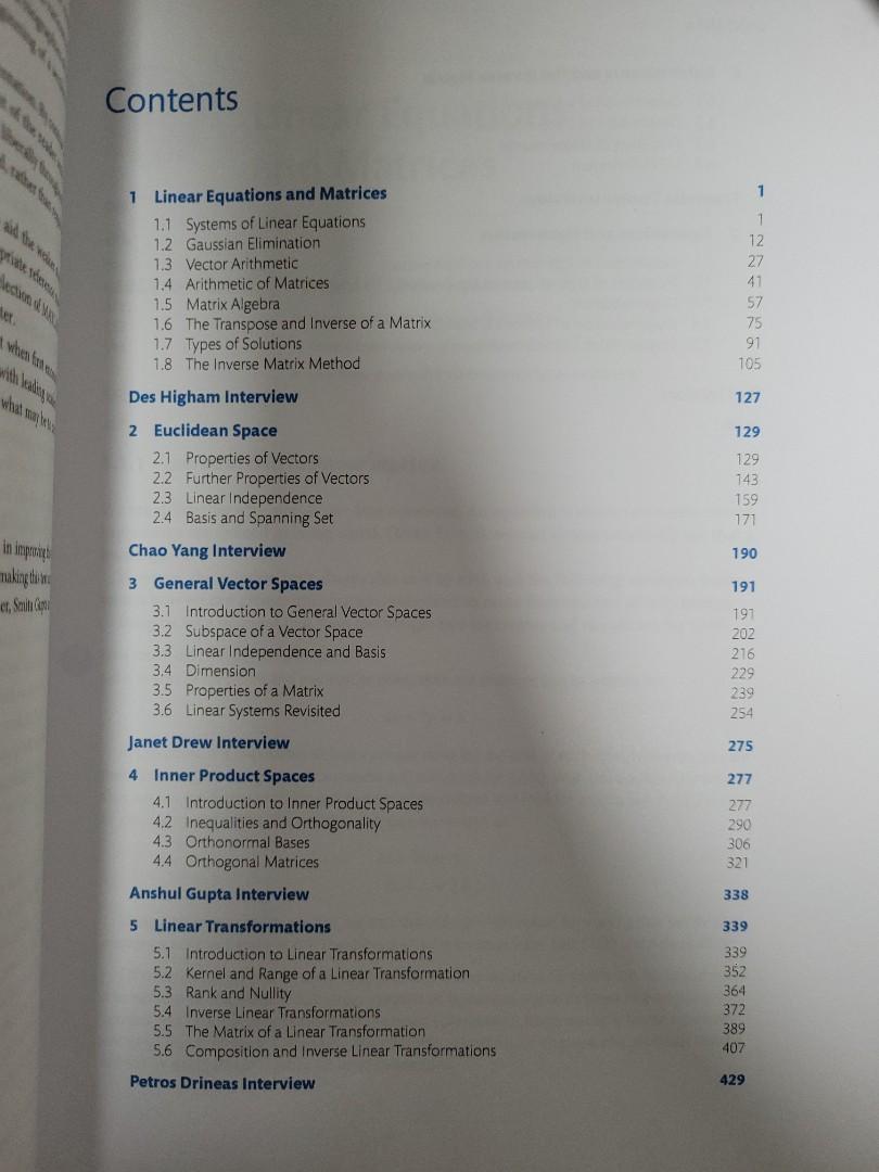 Linear Algebra(NUS/NTU/SMU), Hobbies & Toys, Books & Magazines ...