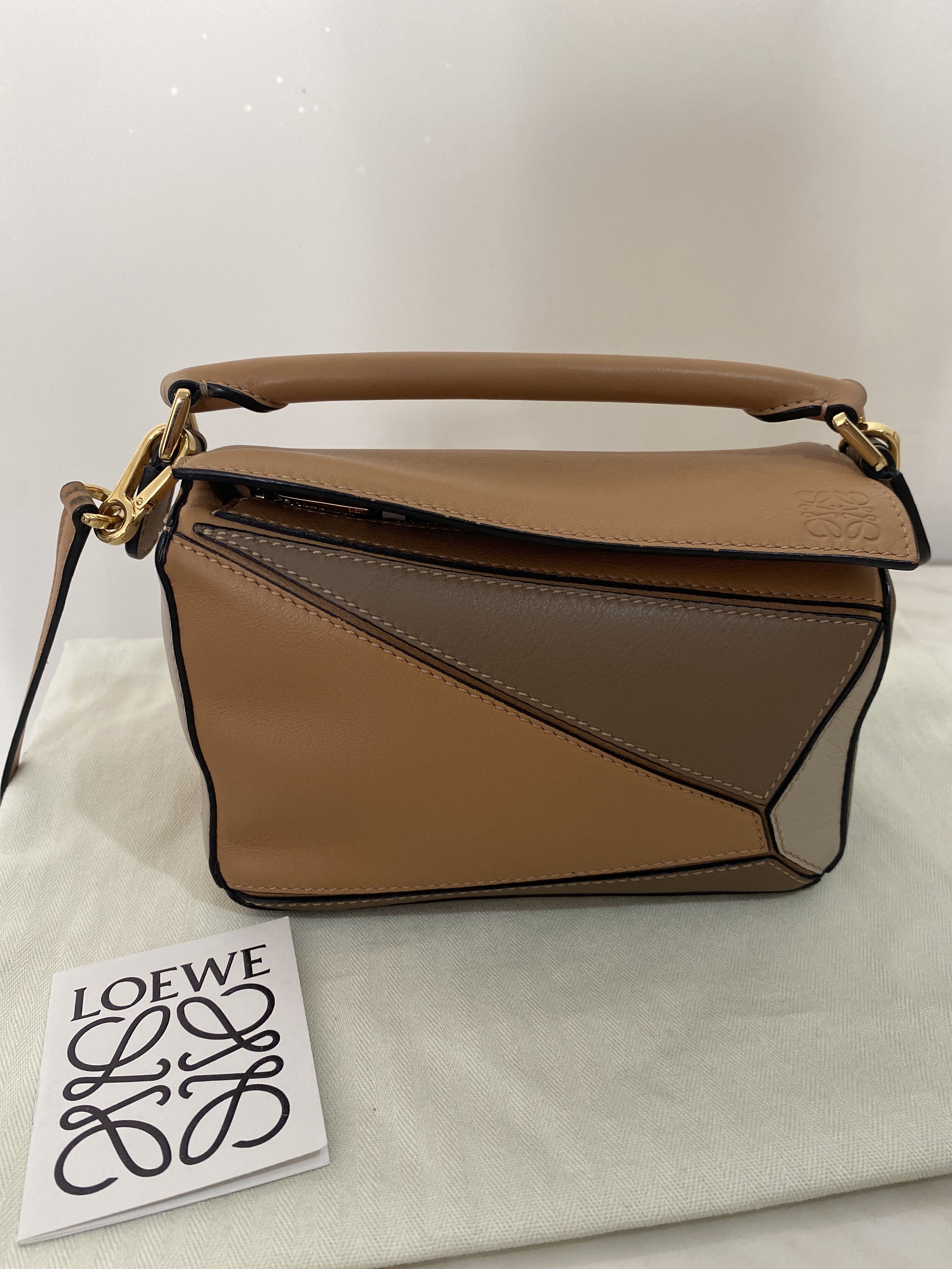 LOEWE PUZZLE MINI BAG Warm desert Mink Carousell
