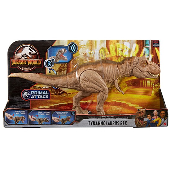 Mattel Jurassic World Epic Roarin Tyrannosaurus Rex Large Action
