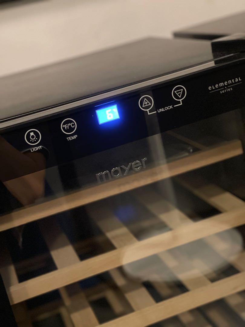 MAYER 28 BOTTLES WINE CHILLER MMWC28MAG (DISPLAY SET) 350 INCLUDE