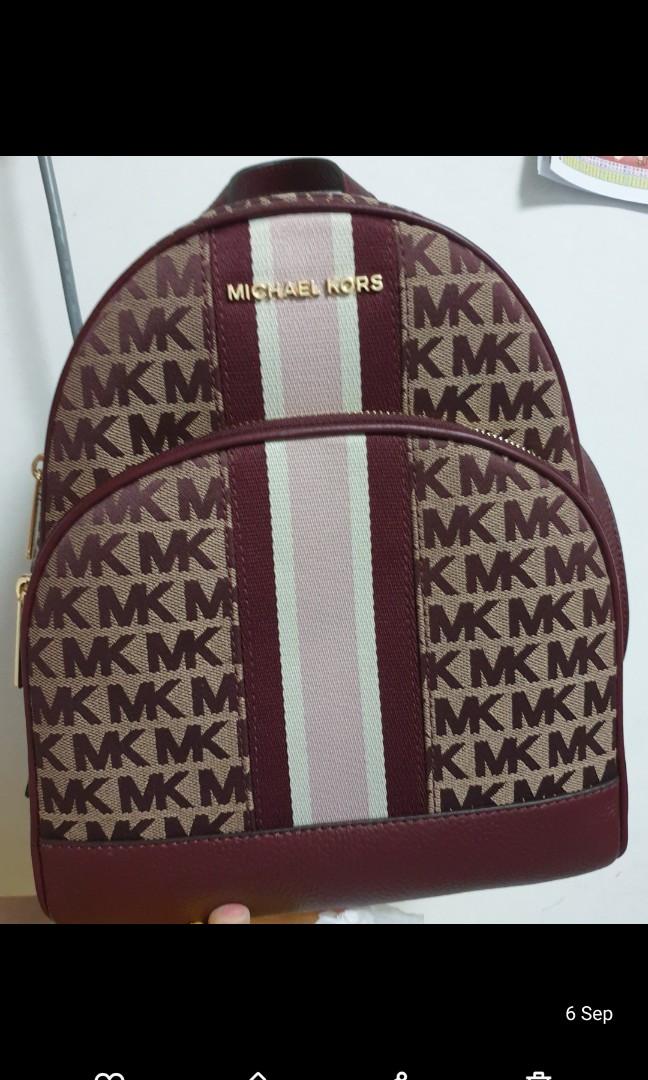 michael kors brown checkered purse