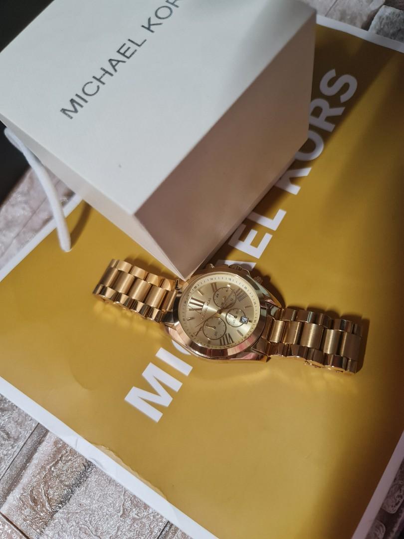 Michael Kors Watch big face 44mm, Luxury, Watches on Carousell