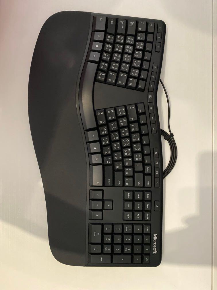 Microsoft Ergonomic Keyboard 微軟人體工學鍵盤 99 new, 電腦＆科技, 電腦周邊及配件, 電腦鍵盤及相關