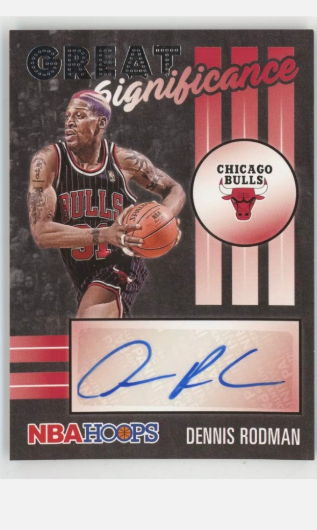 NBA Card Dennis Rodman Auto, Hobbies & Toys, Memorabilia