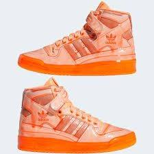 New Adidas Originals x Jeremy Scott Forum Dipped Hi Orange