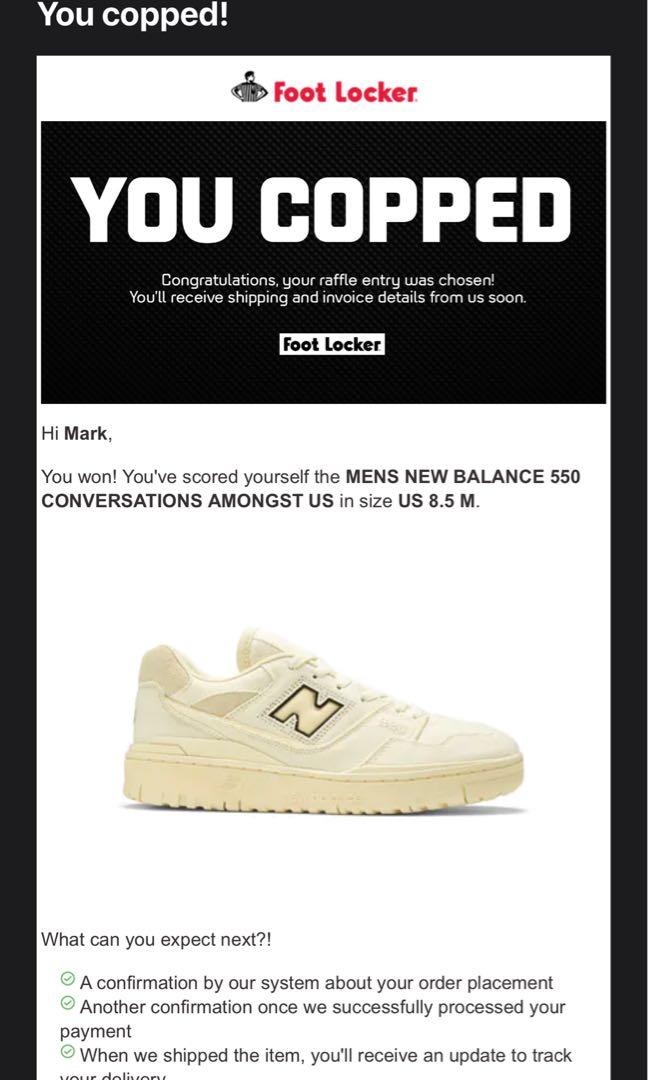 new balance track order