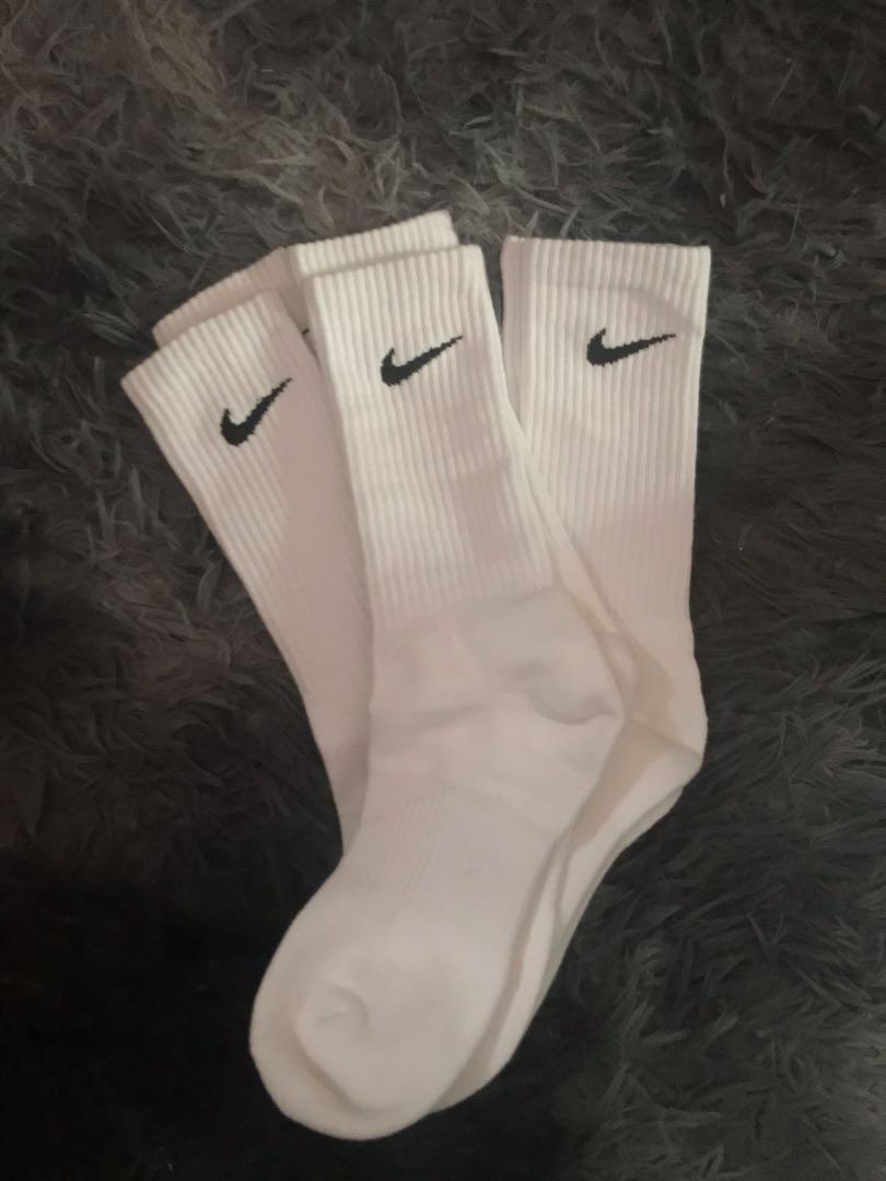 Nike crew socks 2025 double sided swoosh