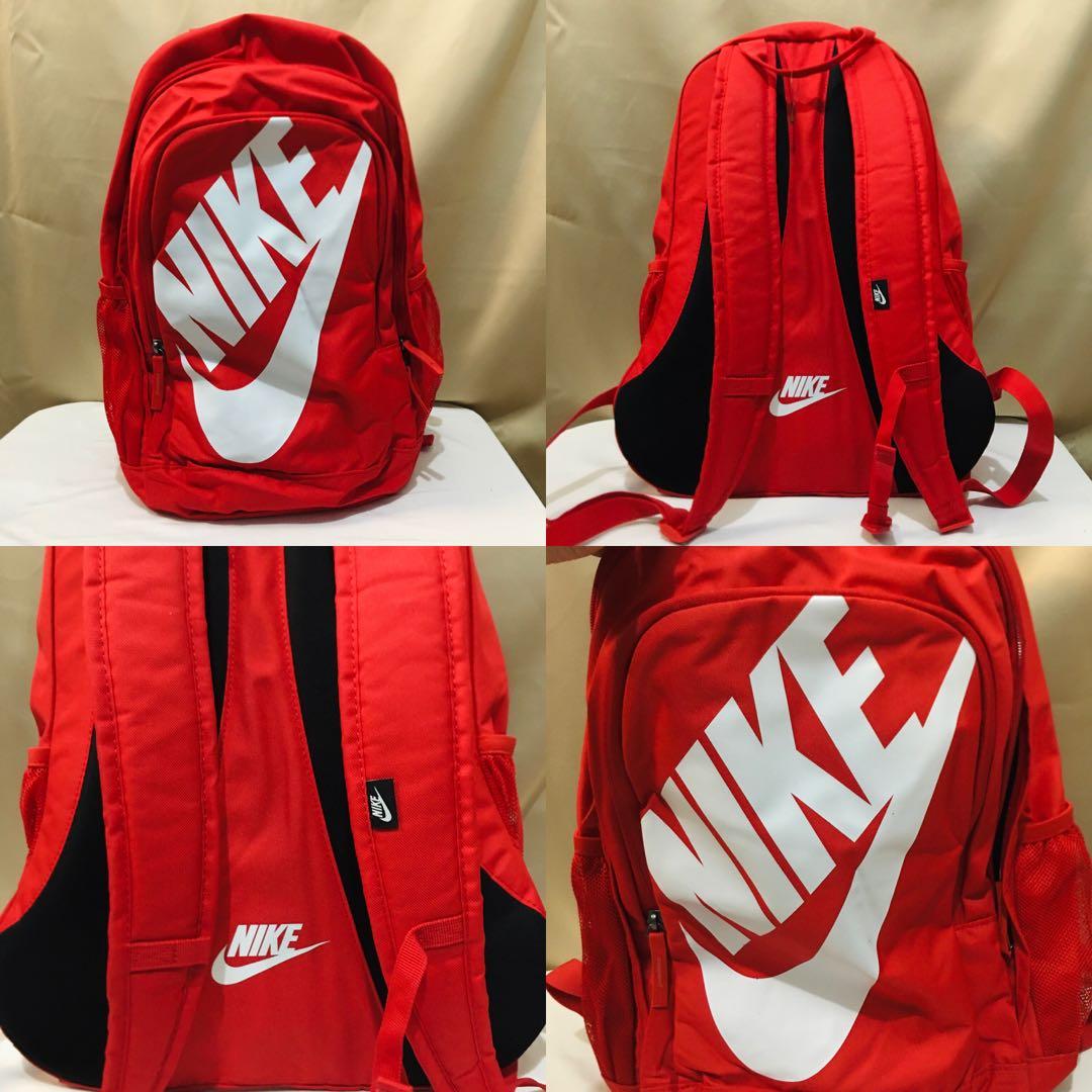 Nike red backpack store