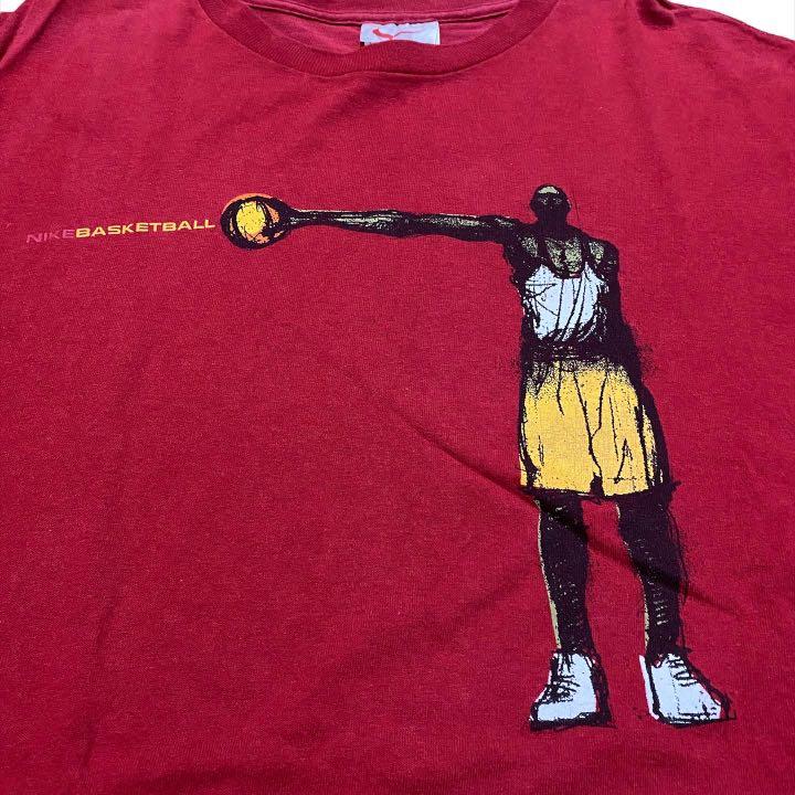 Nike vintage basketball tee, Fesyen 