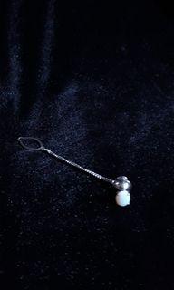 Opal-like Necktie Pin