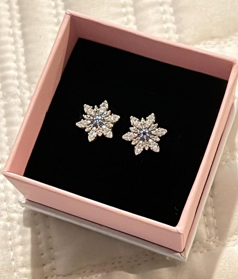 Pandora snowflakes earrings sales