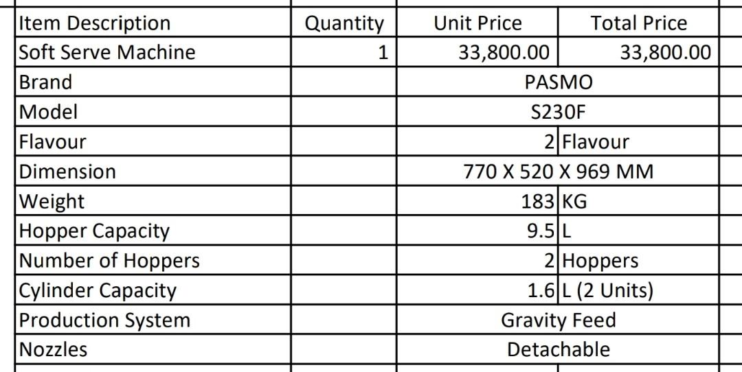 Pasmo s230f discount
