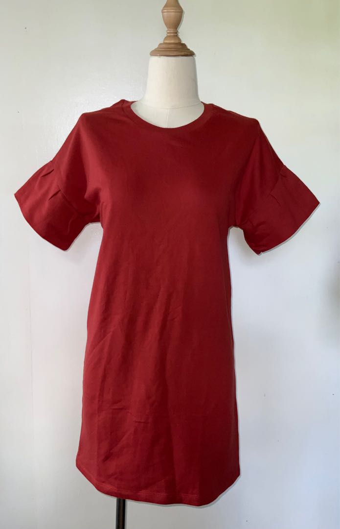 Penshoppe Red Dress, Women's Fashion, Dresses & Sets, Dresses on Carousell