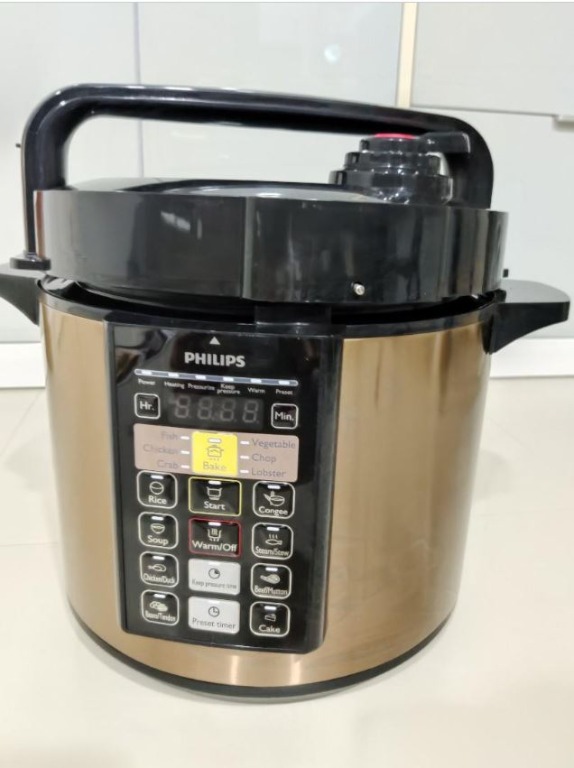Philips HD2139/62 Electronic Pressure Cooker Viva Collection, TV & Home Appliances, Kitchen