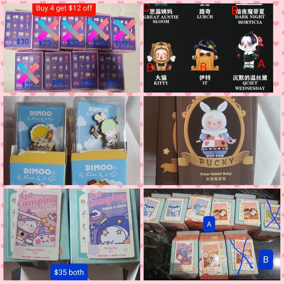 Popmart Sweet Bean Where Am 1 Skullpanda Adam Family Bobo Coco Camping Labubu Animal Hirono Minico Dimoo Where U Go Pucky Avocado Friend Hobbies Toys Toys Games On Carousell