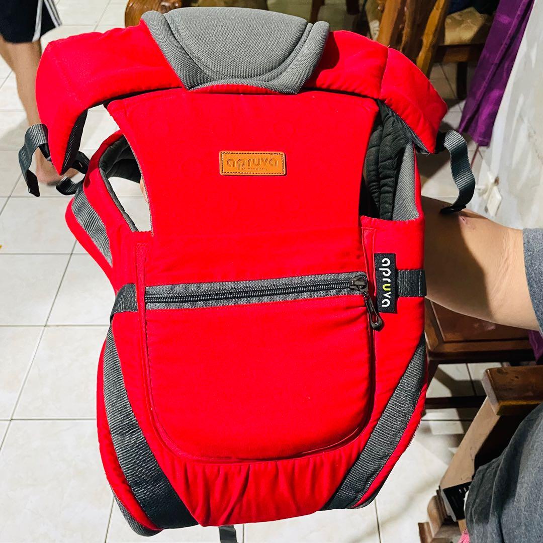Preloved Apruva Careier (Category: Carriers & Slings) located in Iloilo. Submitted by nelss9219 (Listing ID 1159163296, Image 2). Description: Good eve. For sale preloved Apruva 4-1 carrier for php 800. Price negotiable please pm me if interested :) Used once or twice only. Bought in SM Features -This baby carrier is pretty outstanding and will fit the look of boy or girl. -Removable head support gives the newborn extra head protection and allows