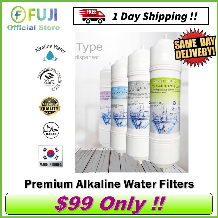 Premium Korean Water Dispenser Filters with Halal Certificate / 99.9
