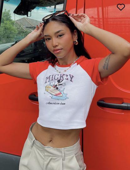 disney crop tee