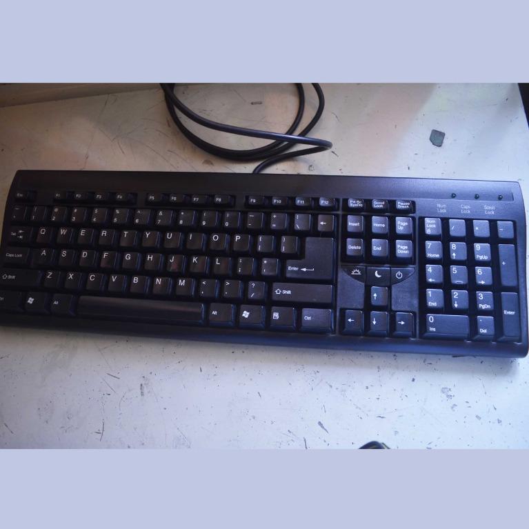 PS/2 Keyboard for Computer Desktop, Computers & Tech, Parts ...