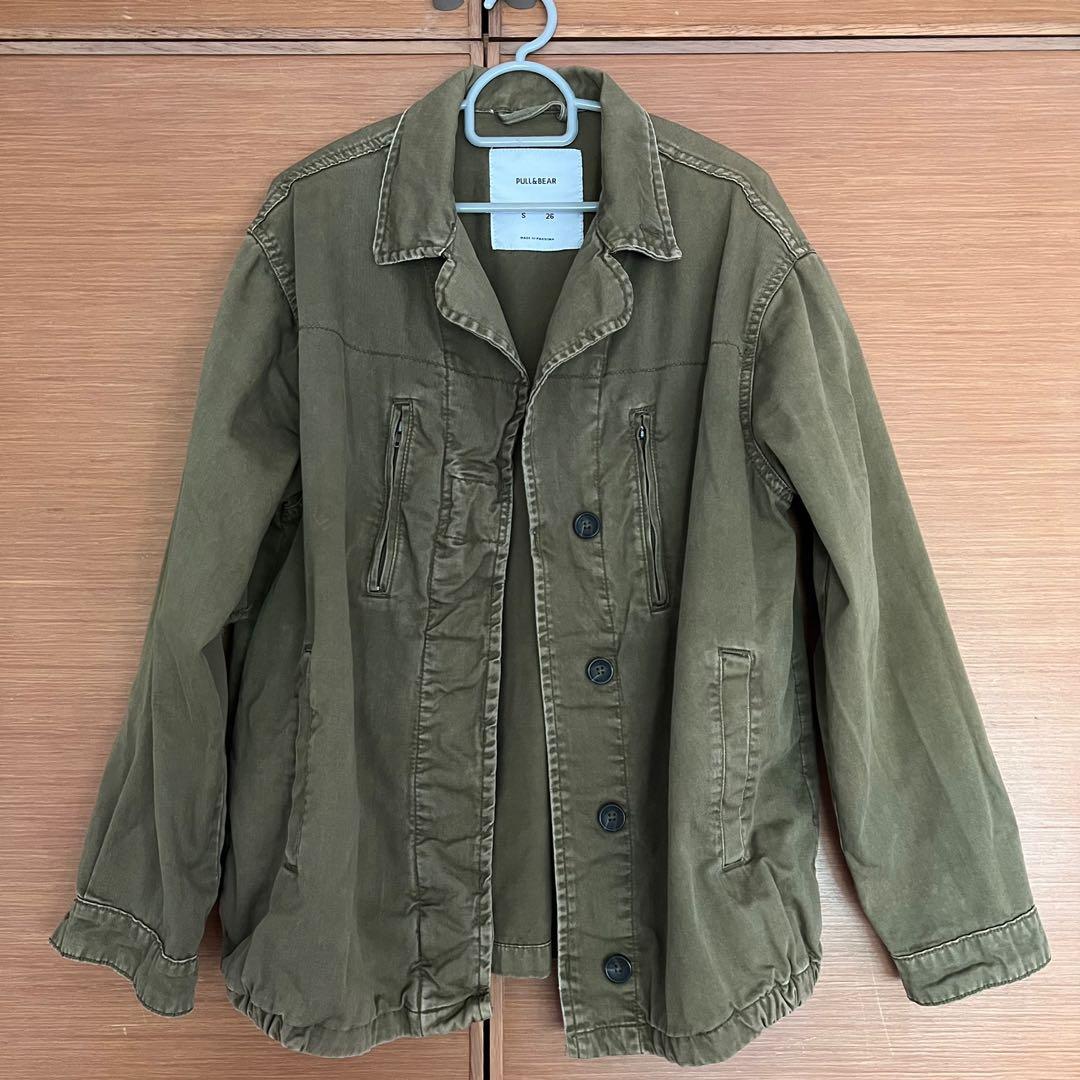 Pull&bear army jacket hotsell