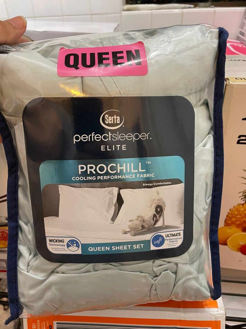 Queen Serta ProChill Sheets from the US, Furniture & Home Living