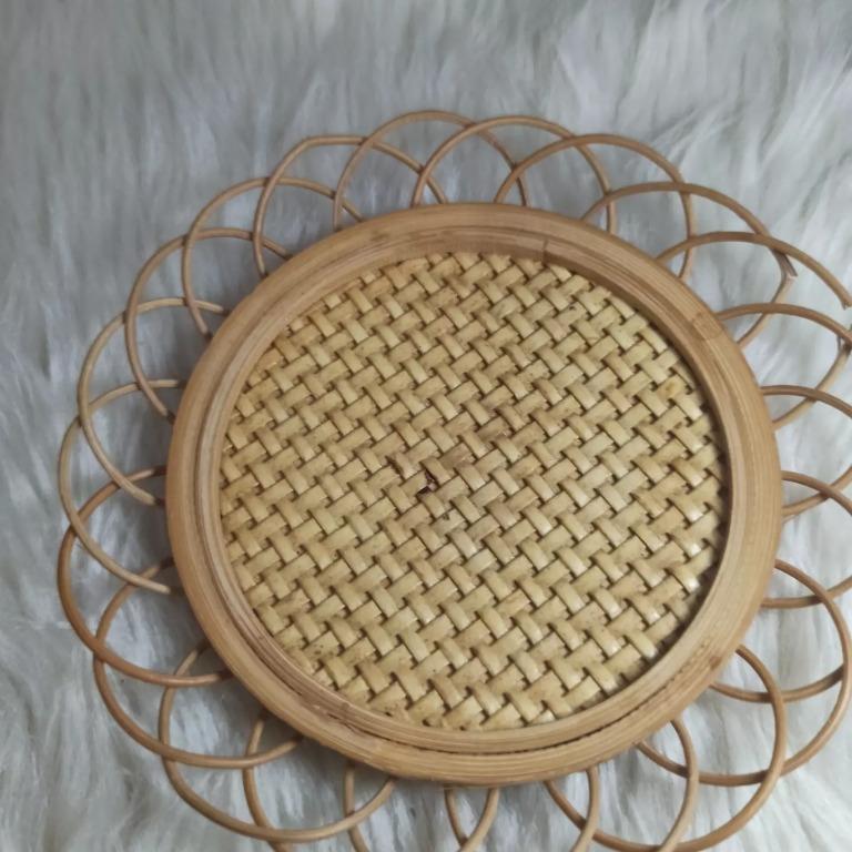 Rattan coaster (Category: Beverages) located in Taguig. Submitted by Rare_findsmnl (Listing ID 1159058346, Image 2). Description: Free item .
