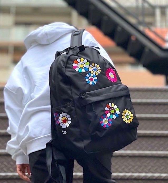 Ready Stock]Takashi Murakami x New Era Backpack, Men's Fashion, Bags,  Backpacks on Carousell