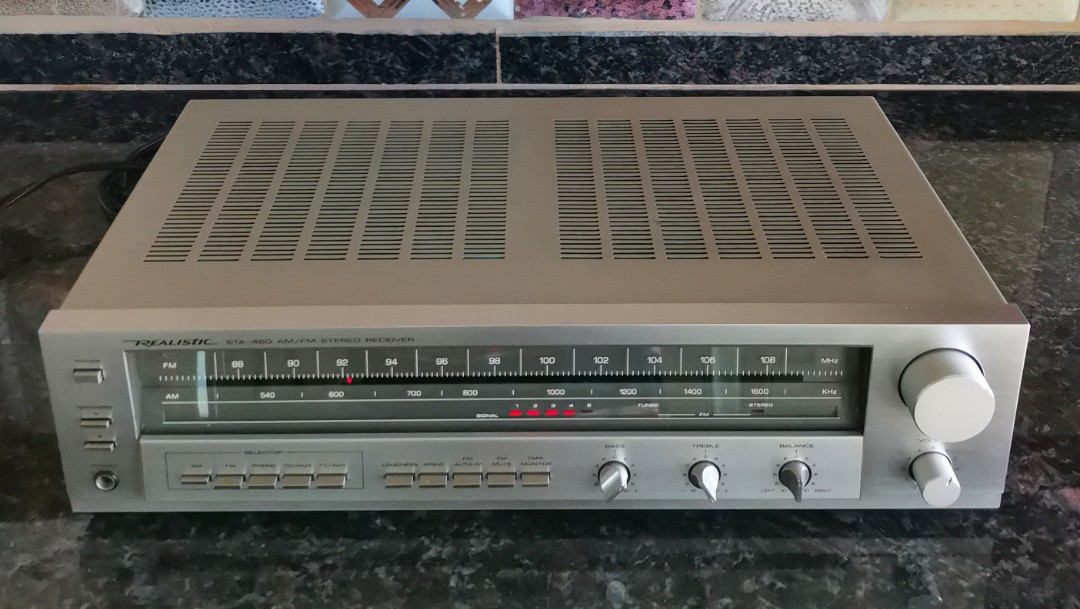 REALISTIC AM/FM STEREO RECEIVER STA-460 (1986), Audio, Soundbars ...