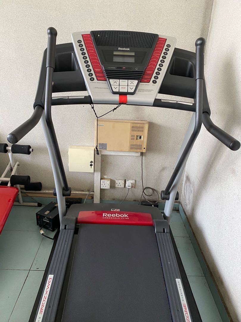 Reebok store crosswalk treadmill