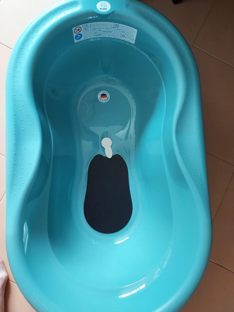 Rotho Bathtub with stand, Babies & Kids, Bathing & Changing, Bathtub ...