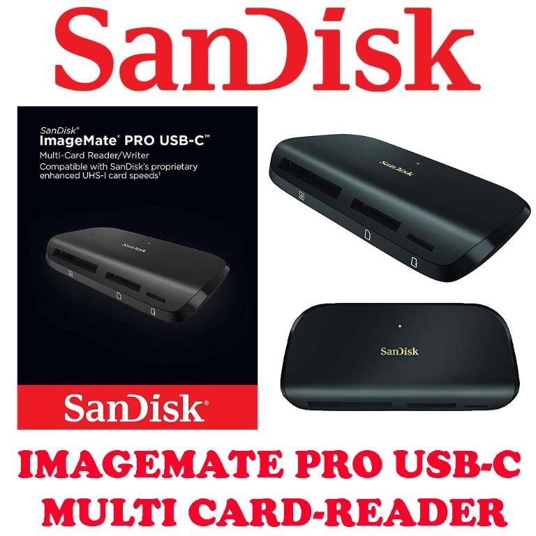SANDISK IMAGEMATE PRO USBC MULTI CARDREADER, Mobile Phones & Gadgets