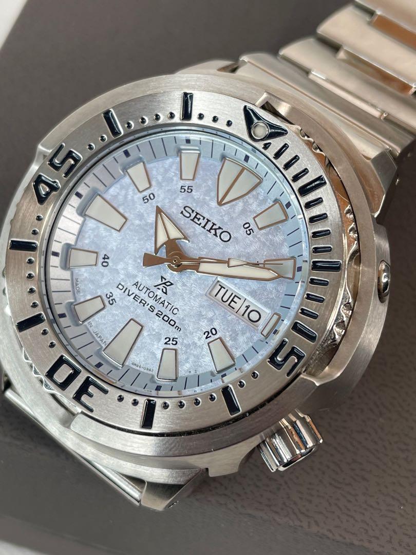 Seiko Prospex Ice Frost Baby Tuna SBDY053 51mm Automatic Watch, Men's  Fashion, Watches & Accessories, Watches on Carousell