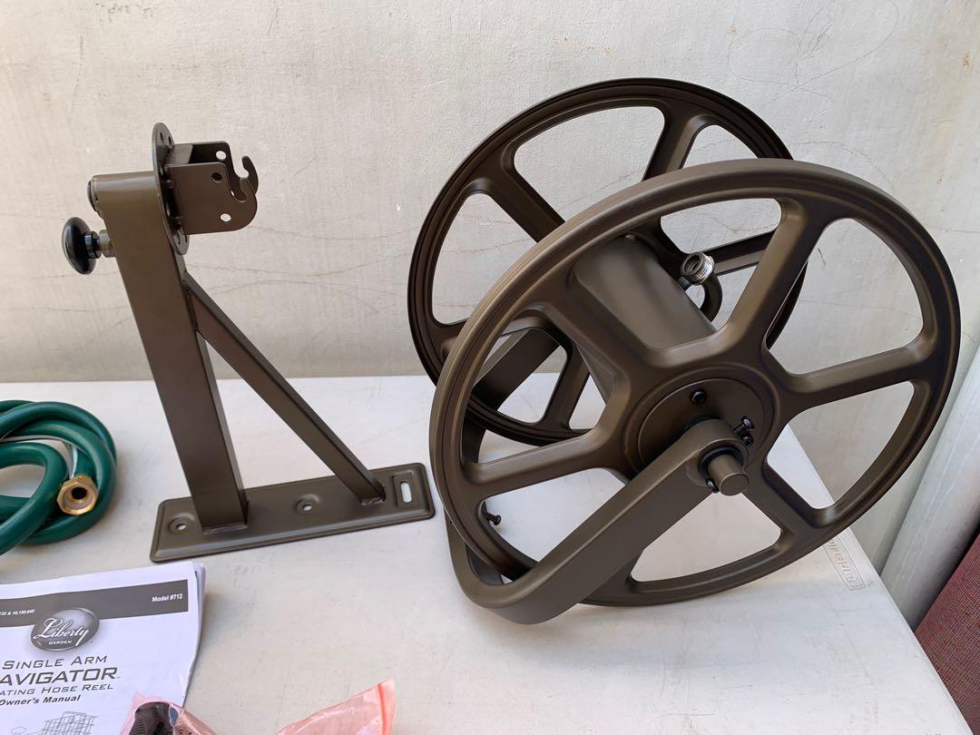 Single Arm Navigator Rotating Hose Reel, Furniture & Home Living