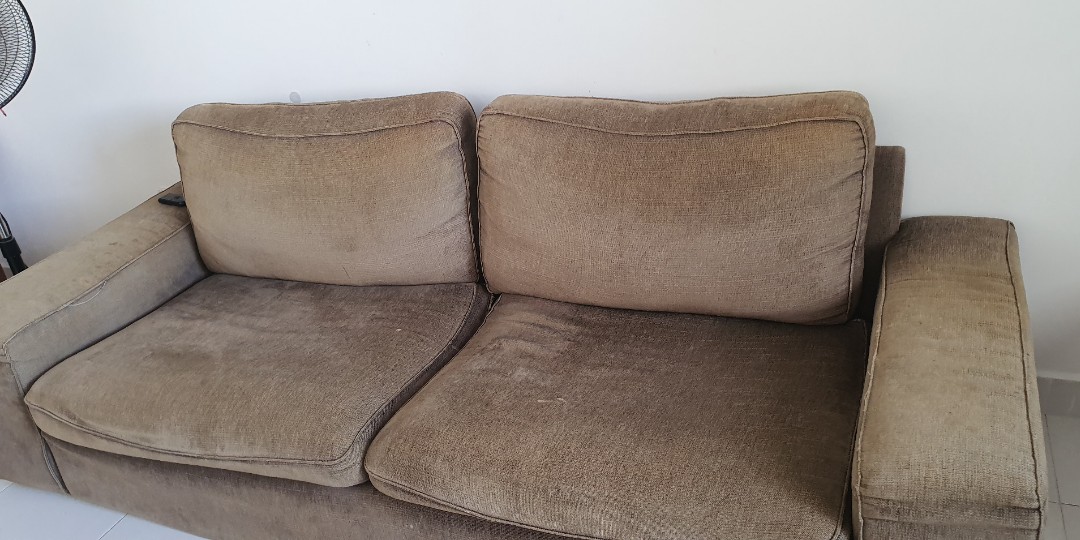 sofa give away, Furniture & Home Living, Furniture, Sofas on Carousell