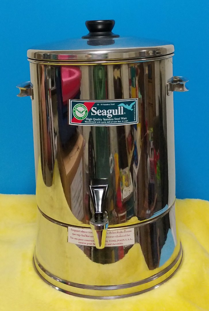 Stainless Steel Water Dispenser 25cm (Seagull) 10.5 litre, TV & Home